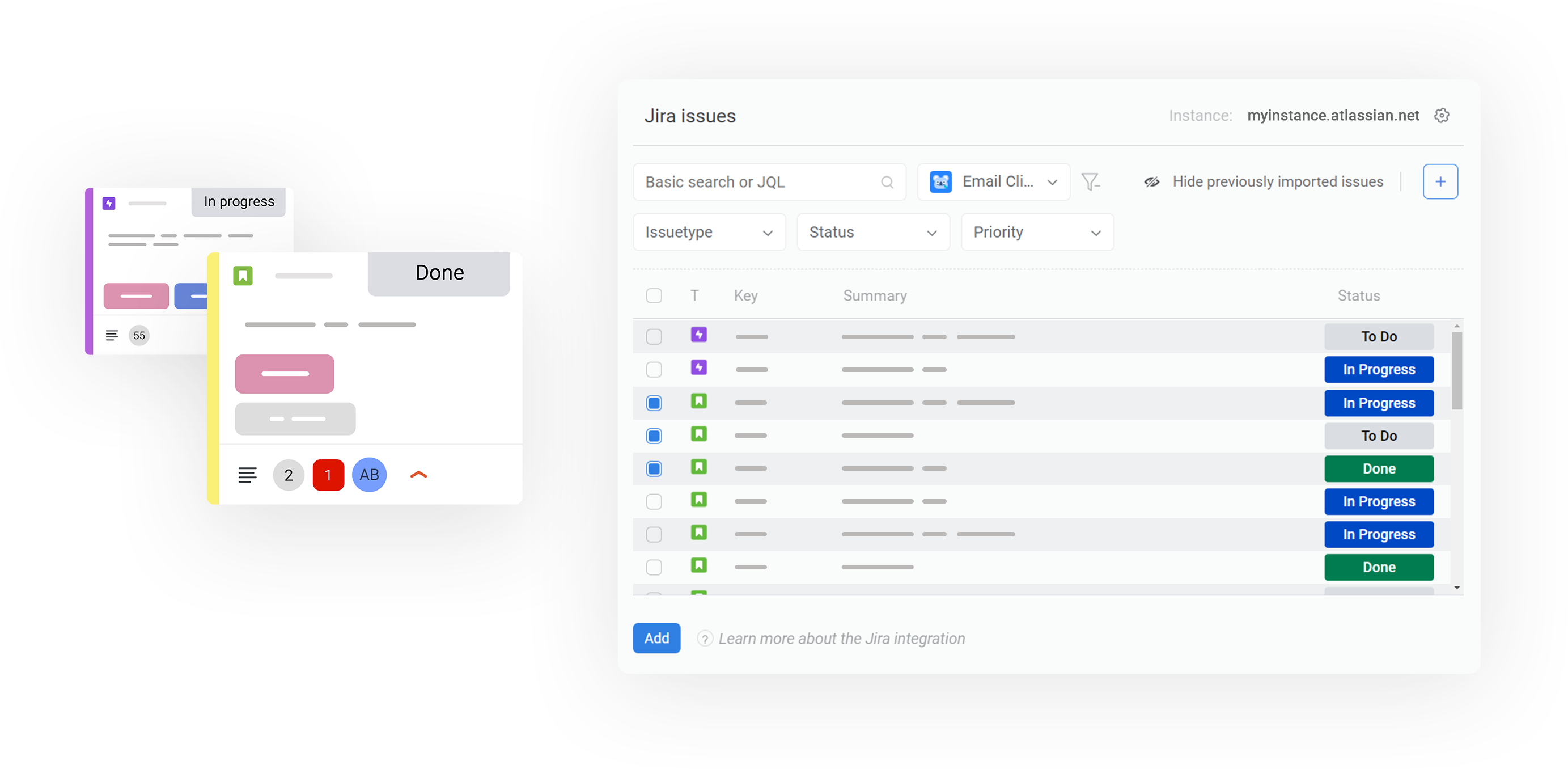 Illustration feature Jira Integration